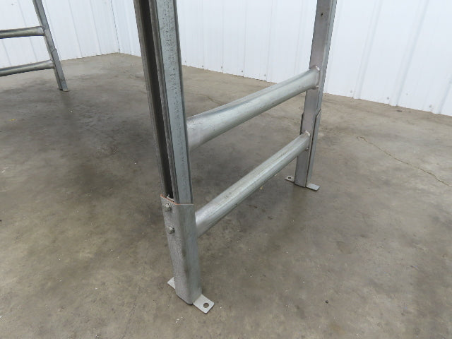 25"W x 7' Slider Bed Conveyor 20"Belt 1/2Hp 230/460V 3PH End Drive 64fpm