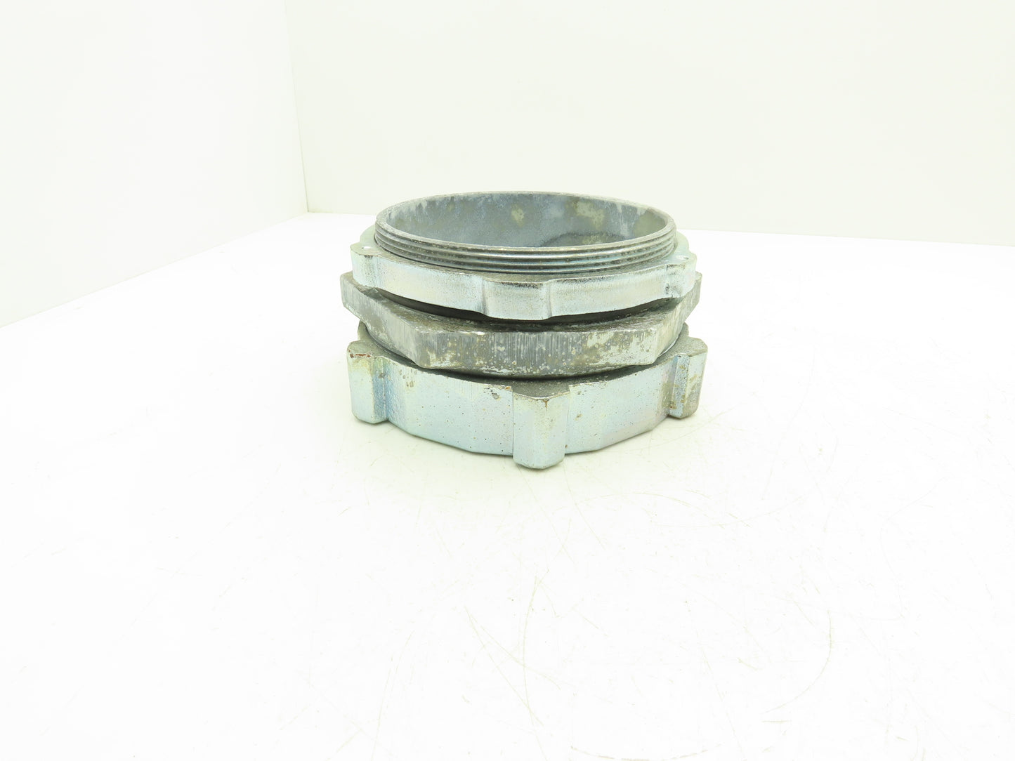 EGS 4Q-600 LiquidTight Connector 6" Straight With Sealing Ring & Locknut O-Z