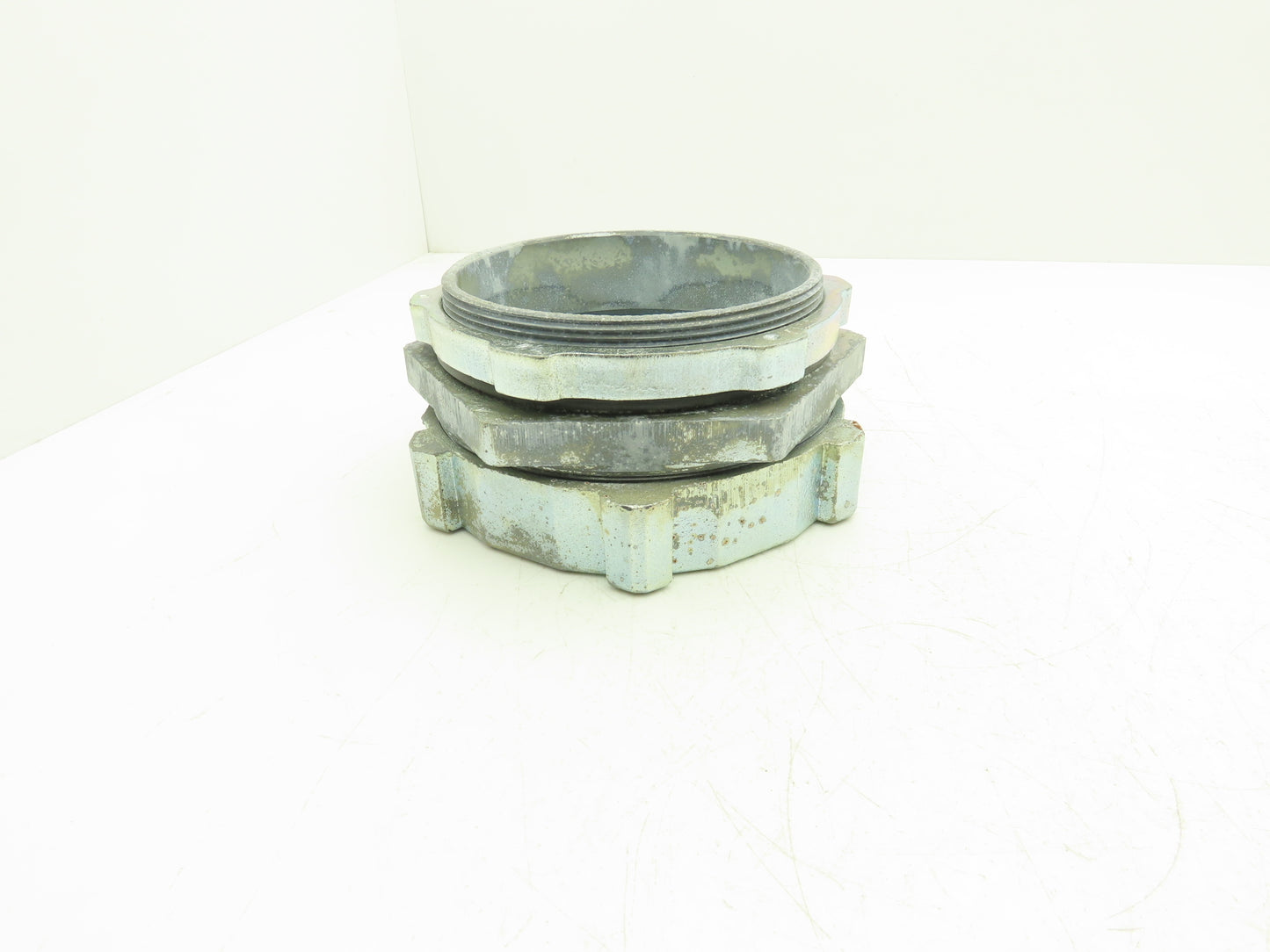 EGS 4Q-600 LiquidTight Connector 6" Straight With Sealing Ring & Locknut O-Z