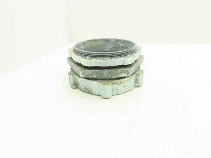 EGS 4Q-600 LiquidTight Connector 6" Straight With Sealing Ring & Locknut O-Z