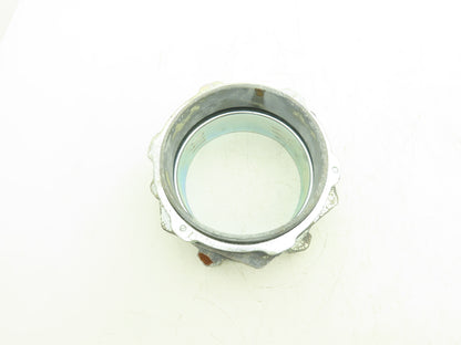 EGS 4Q-600 LiquidTight Connector 6" Straight With Sealing Ring & Locknut O-Z