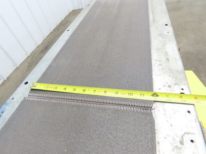 17"W x 7' Slider Bed Conveyor 12"Belt .17Hp 115/230V 1PH End Drive 60fpm Adj Ht