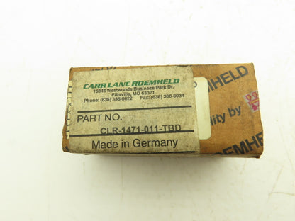 Carr-Lane Roemheld CLR-1471-011-TBD Hydraulic Threaded Body Push Clamp