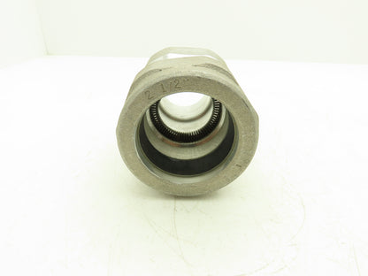 EGS JMC-251-250 Aluminum MC Corrugated Cable Connector 2.5" Straight O-Z