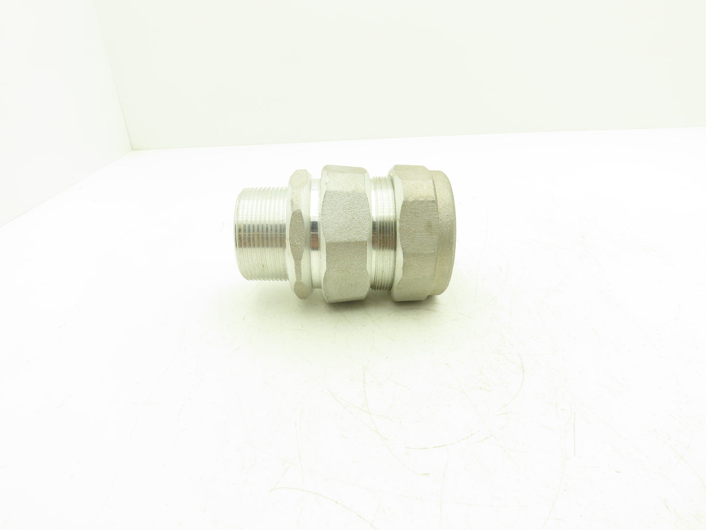 EGS JMC-251-250 Aluminum MC Corrugated Cable Connector 2.5" Straight O-Z