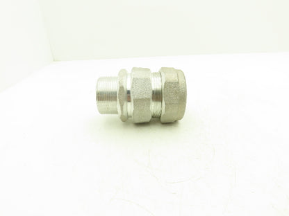 EGS JMC-251-250 Aluminum MC Corrugated Cable Connector 2.5" Straight O-Z