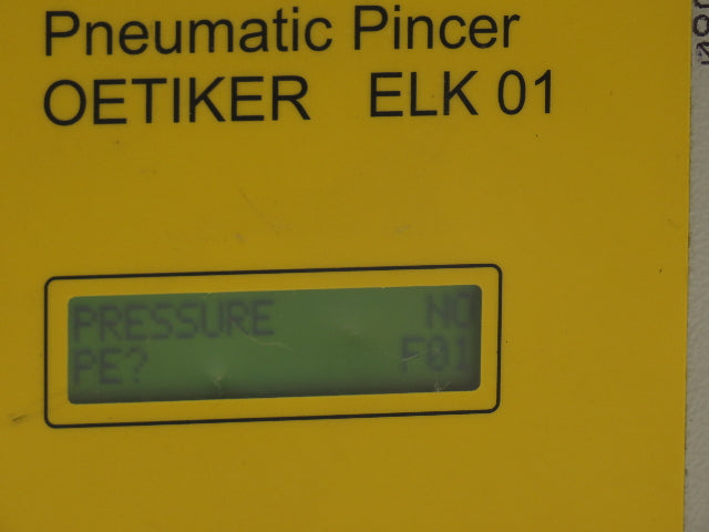 OETIKER ELK01 Electronically Controlled Pneumatic Power Tool HMI Only