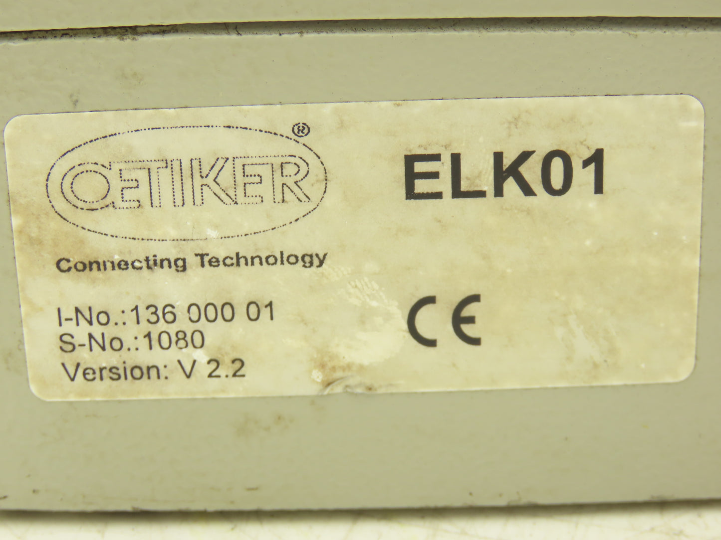 OETIKER ELK01 Electronically Controlled Pneumatic Power Tool HMI Only