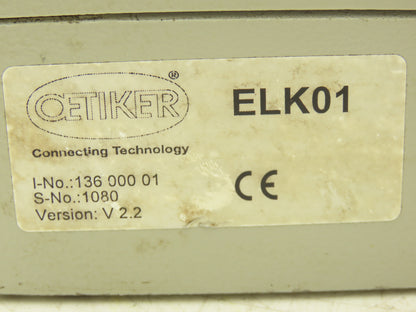 OETIKER ELK01 Electronically Controlled Pneumatic Power Tool HMI Only
