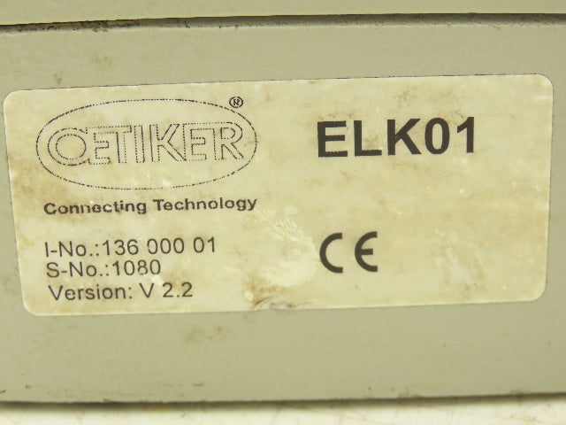 OETIKER ELK01 Electronically Controlled Pneumatic Power Tool HMI Only