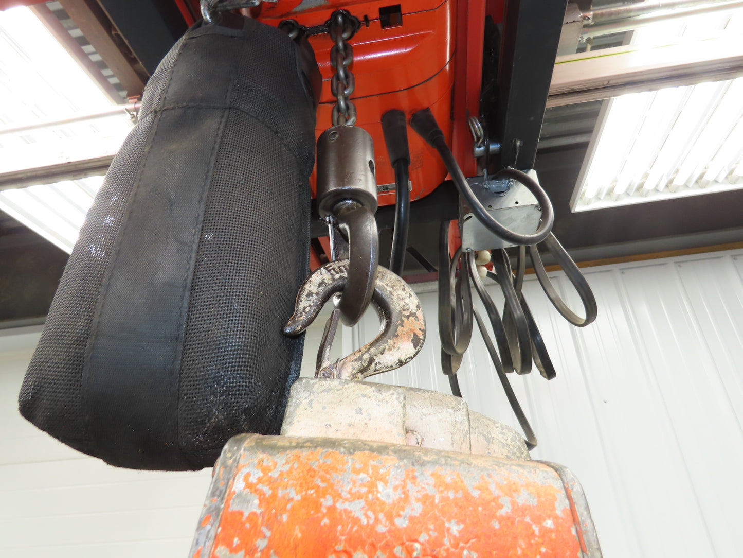 N/A 1 Ton 2000Lb Manual Chain Fall Hand Hoist 21' 4" Lift