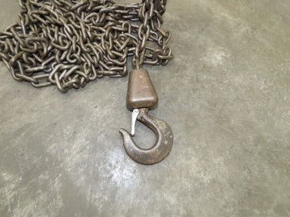 N/A 1 Ton 2000Lb Manual Chain Fall Hand Hoist 21' 4" Lift