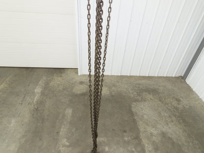 N/A 1 Ton 2000Lb Manual Chain Fall Hand Hoist 21' 4" Lift