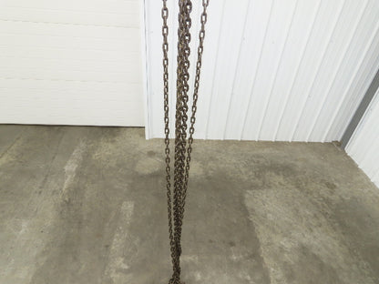 N/A 1 Ton 2000Lb Manual Chain Fall Hand Hoist 21' 4" Lift