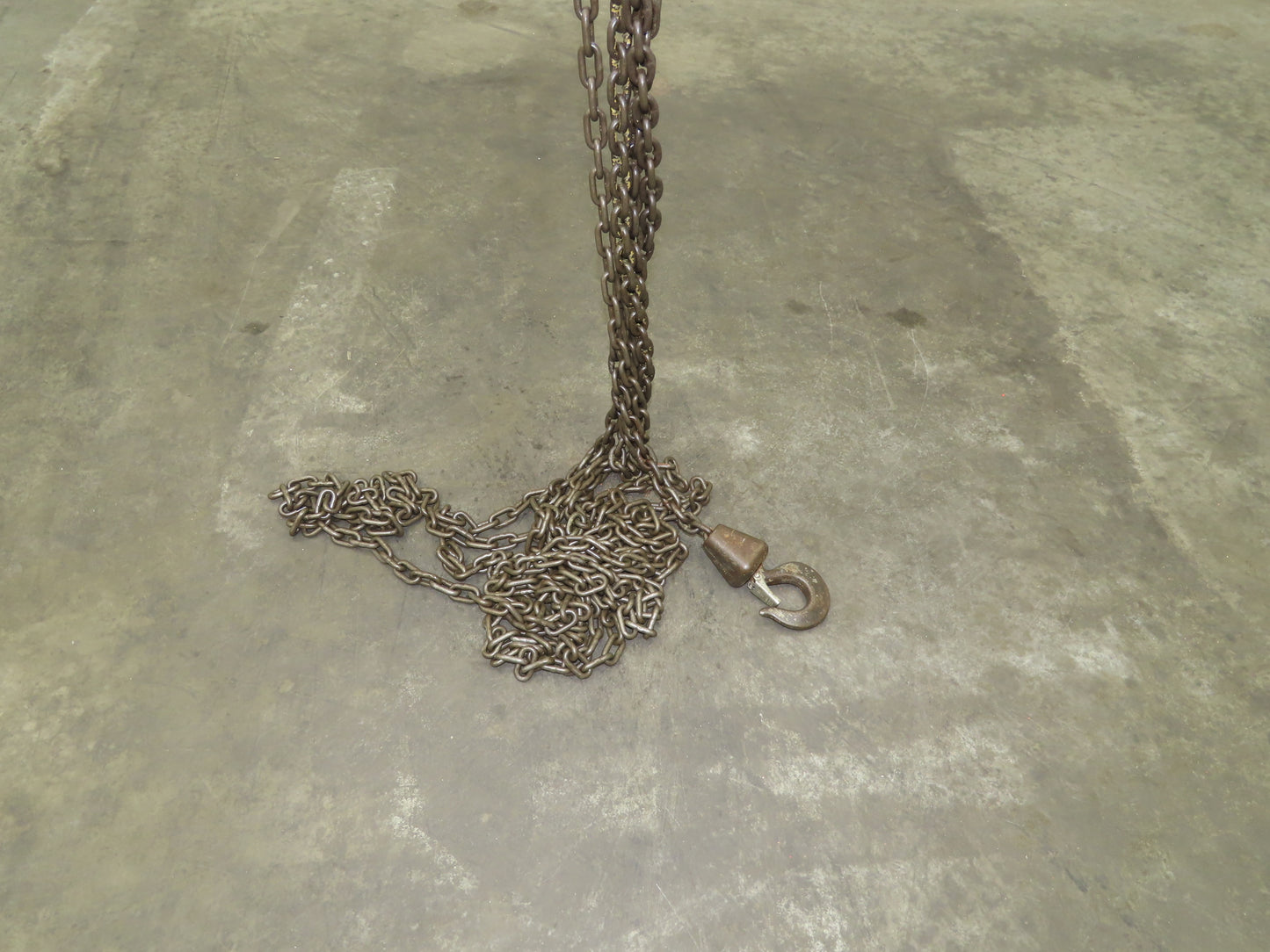 N/A 1 Ton 2000Lb Manual Chain Fall Hand Hoist 21' 4" Lift
