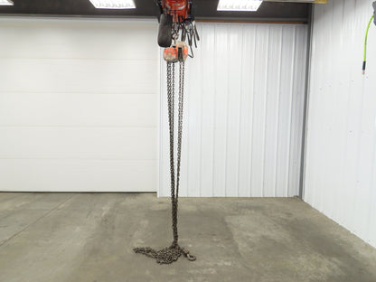 N/A 1 Ton 2000Lb Manual Chain Fall Hand Hoist 21' 4" Lift