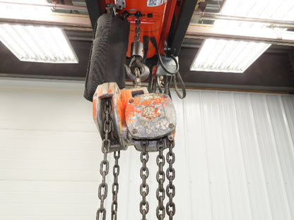 N/A 1 Ton 2000Lb Manual Chain Fall Hand Hoist 21' 4" Lift