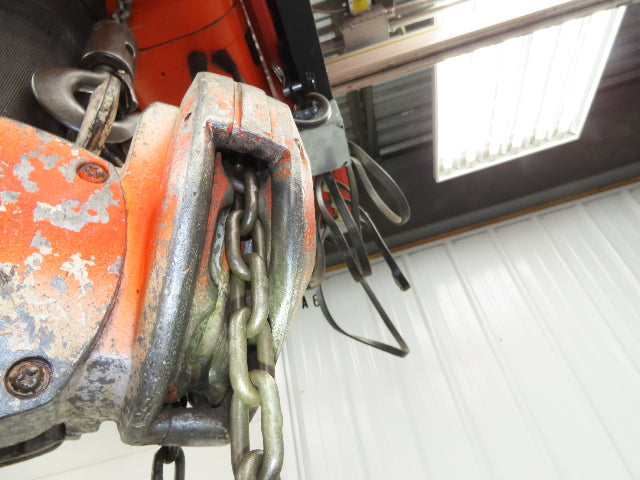 N/A 1 Ton 2000Lb Manual Chain Fall Hand Hoist 21' 4" Lift