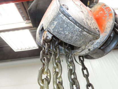 N/A 1 Ton 2000Lb Manual Chain Fall Hand Hoist 21' 4" Lift
