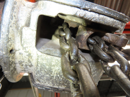 N/A 1 Ton 2000Lb Manual Chain Fall Hand Hoist 21' 4" Lift