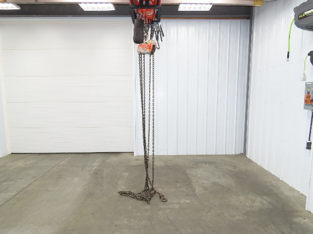N/A 1 Ton 2000Lb Manual Chain Fall Hand Hoist 21' 4" Lift