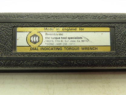 Mountz 02-0110 Dial Torque wrench 0-80 Ft-Lbs