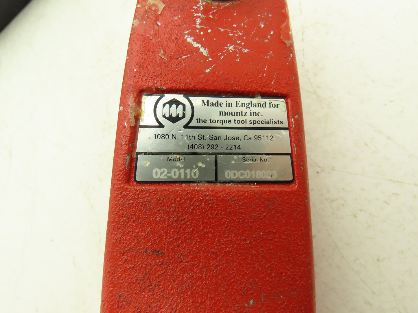 Mountz 02-0110 Dial Torque wrench 0-80 Ft-Lbs