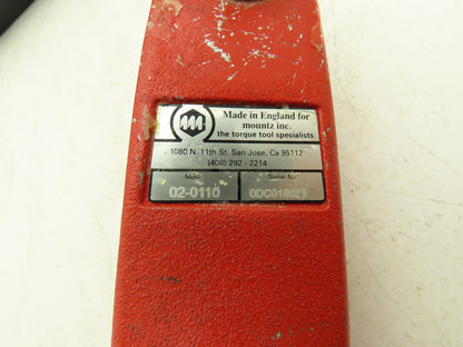 Mountz 02-0110 Dial Torque wrench 0-80 Ft-Lbs