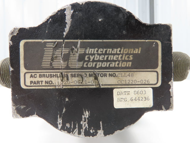 International Cybernetics 120-0021-004 AC Servo Motor