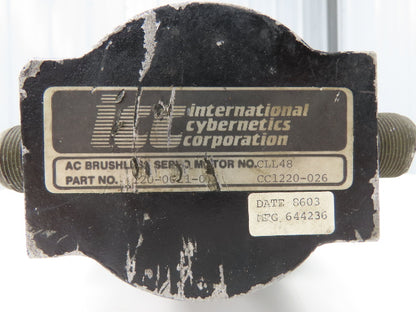 International Cybernetics 120-0021-004 AC Servo Motor