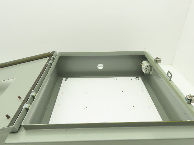 Saginaw SCE-20H2006LP Electrical Enclosure 20x20x6" Backplate Knockout Wallmount