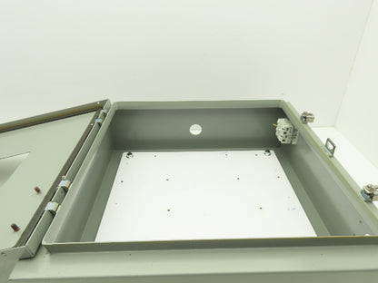 Saginaw SCE-20H2006LP Electrical Enclosure 20x20x6" Backplate Knockout Wallmount