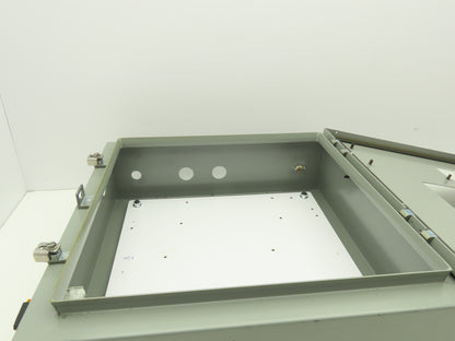 Saginaw SCE-20H2006LP Electrical Enclosure 20x20x6" Backplate Knockout Wallmount