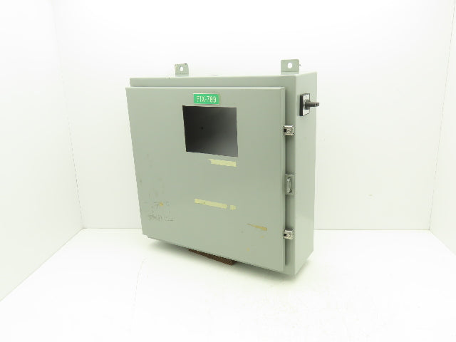 Saginaw SCE-20H2006LP Electrical Enclosure 20x20x6" Backplate Knockout Wallmount