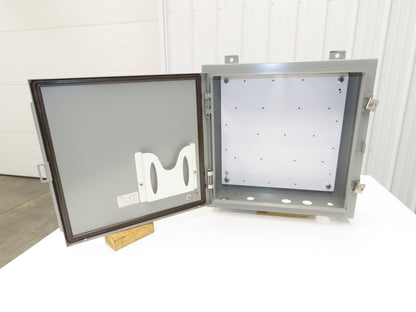 Saginaw SCE-20H2006LP Electrical Enclosure 20x20x6" Backplate Knockout Wallmount