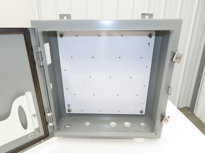 Saginaw SCE-20H2006LP Electrical Enclosure 20x20x6" Backplate Knockout Wallmount