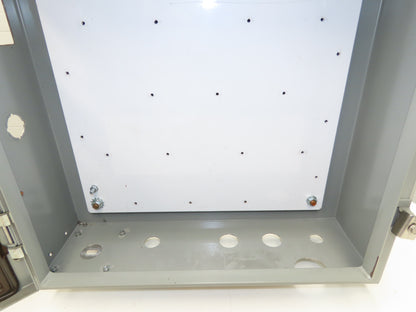Saginaw SCE-20H2006LP Electrical Enclosure 20x20x6" Backplate Knockout Wallmount