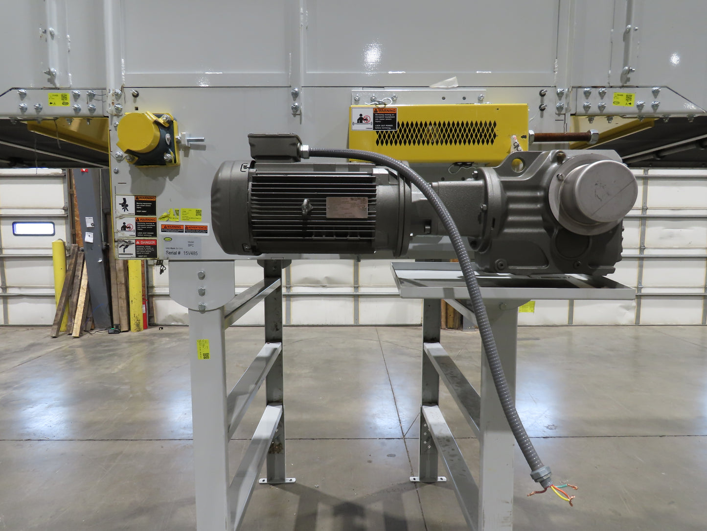 Hytrol BPC 49"x 63' 6" Slider Bed Conveyor 47"Belt 7.5Hp 3PH Center Drive 170fpm