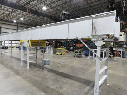 Hytrol BPC 49"x 63' 6" Slider Bed Conveyor 47"Belt 7.5Hp 3PH Center Drive 170fpm