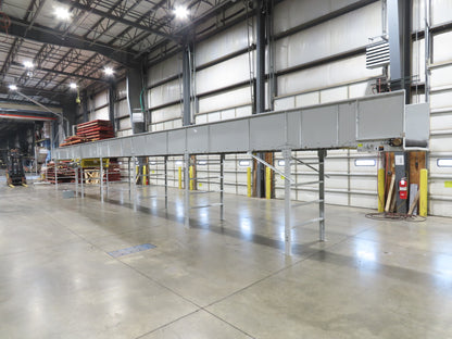 Hytrol BPC 49"x 63' 6" Slider Bed Conveyor 47"Belt 7.5Hp 3PH Center Drive 170fpm