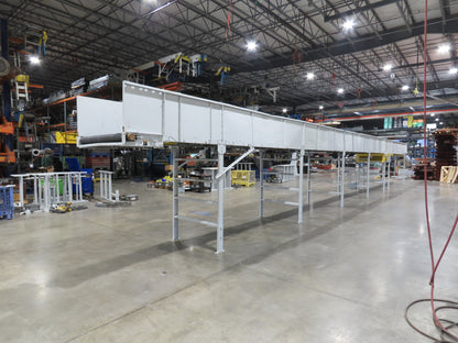 Hytrol BPC 49"x 63' 6" Slider Bed Conveyor 47"Belt 7.5Hp 3PH Center Drive 170fpm