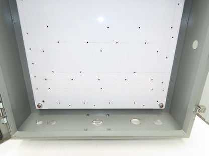 Saginaw SCE-24H2406LP Electrical Enclosure 24x24x6" Backplate Knockout Wallmount