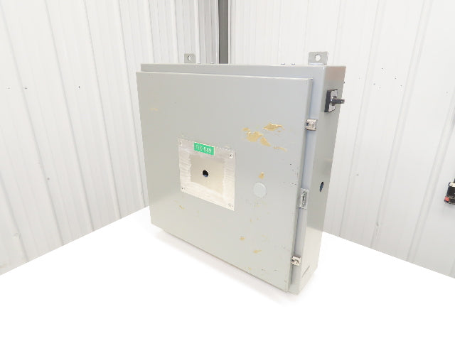 Saginaw SCE-24H2406LP Electrical Enclosure 24x24x6" Backplate Knockout Wallmount