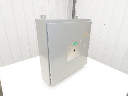 Saginaw SCE-24H2406LP Electrical Enclosure 24x24x6" Backplate Knockout Wallmount