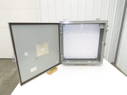 Saginaw SCE-24H2406LP Electrical Enclosure 24x24x6" Backplate Knockout Wallmount