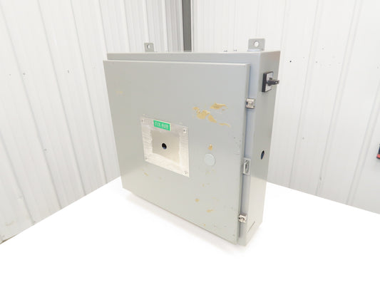 Saginaw SCE-24H2406LP Electrical Enclosure 24x24x6" Backplate Knockout Wallmount