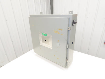 Saginaw SCE-24H2406LP Electrical Enclosure 24x24x6" Backplate Knockout Wallmount