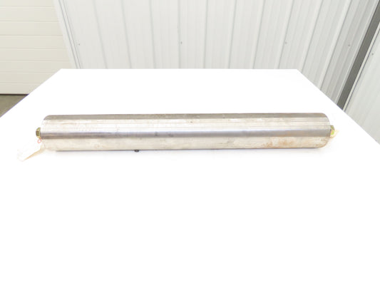 PPI Hytrol 914.R7S31  4"x 31"BW Conveyor Pulley Roller Crowned 3/4-10 Hub
