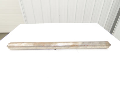 Hytrol 2.5" Dia x 34" Belt Conveyor Snub Roller 11/16" Hex Axle B-25967-269