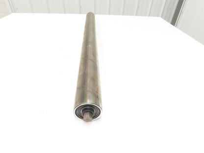 Hytrol 2.5" Dia x 33" Belt Conveyor Snub Roller 11/16" Hex Axle B-25967-272